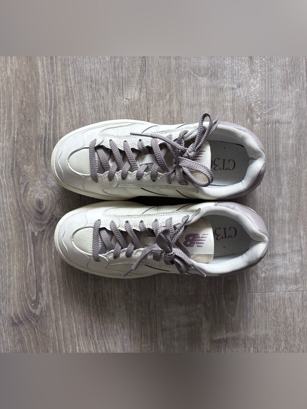 New Balance x Snidel Collection Unisex Leather Platform Sneakers - Picture 2 of 5